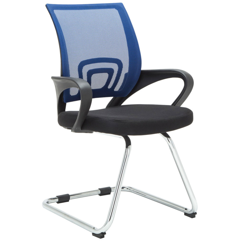 Lot de 2 chaises visiteurs Eureka bleu