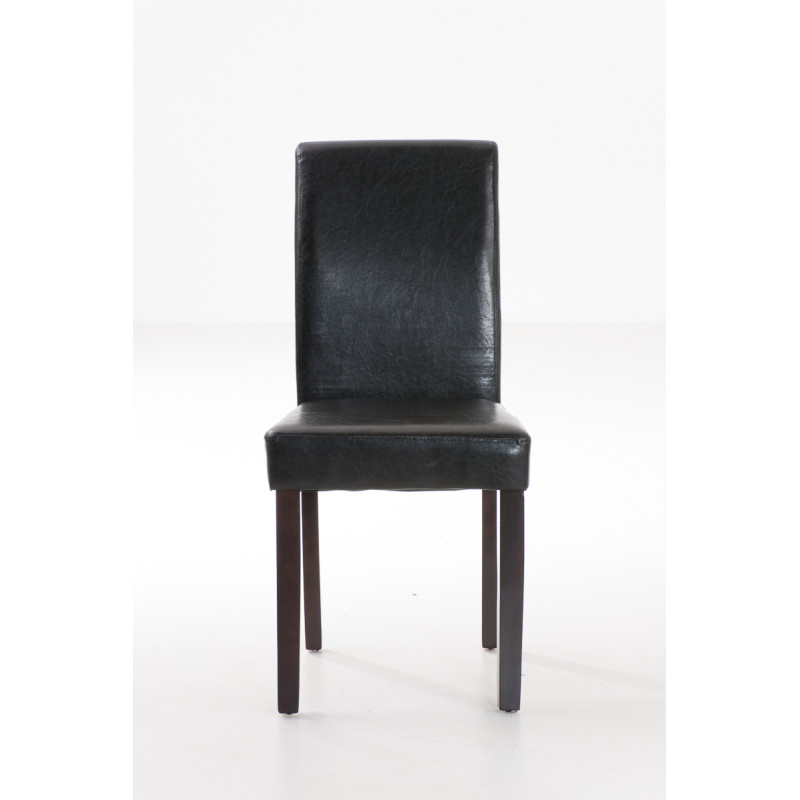 Chaise de salle à manger Ina, marron foncé