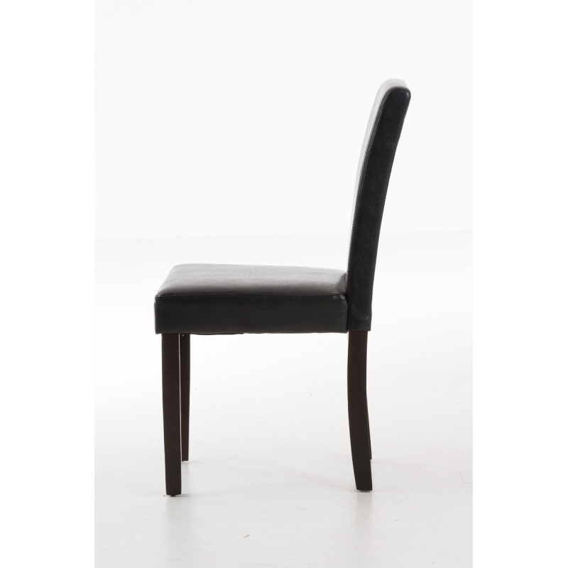 Chaise de salle à manger Ina, marron foncé