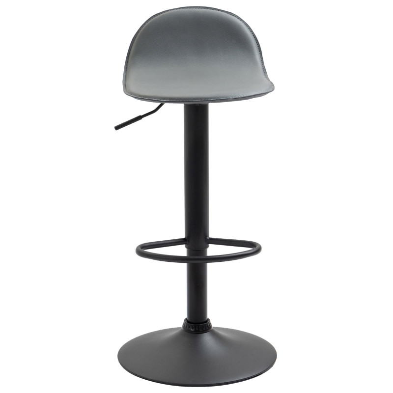 Tabouret de bar Lana V2 noir gris