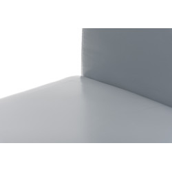 Chaise de salle à manger Ina, marron foncé/gris