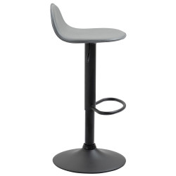 Tabouret de bar Lana V2 noir gris