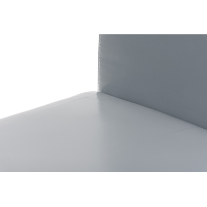 Chaise de salle à manger Ina, marron foncé/gris