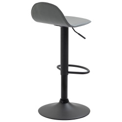Tabouret de bar Lana V2 noir gris