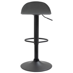 Tabouret de bar Lana V2 noir gris