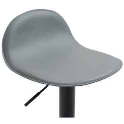 Tabouret de bar Lana V2 noir gris