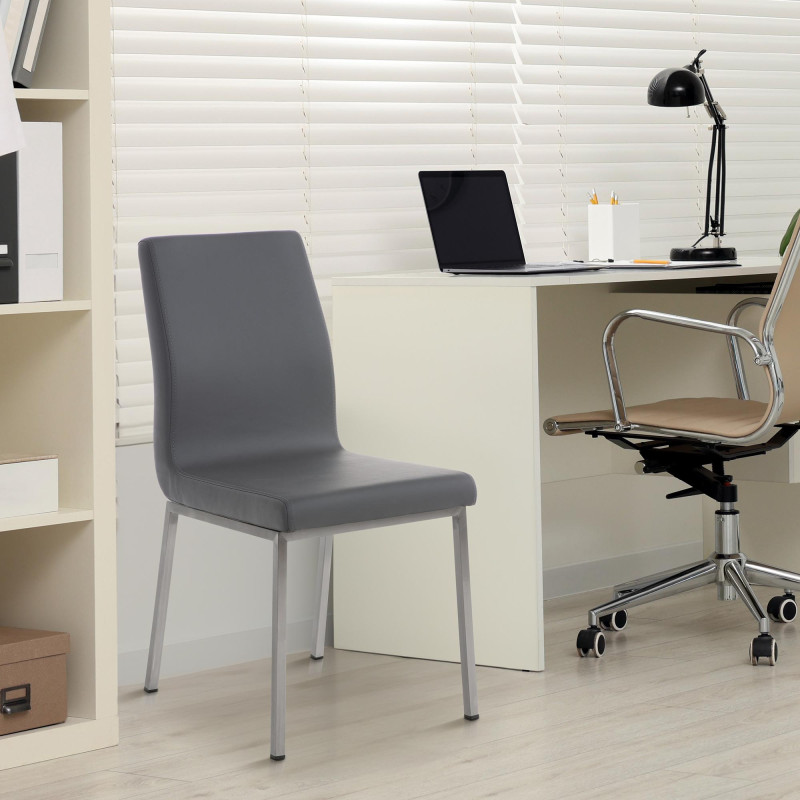 Chaise de salle à manger Colmar, grise