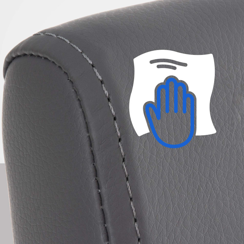 Chaise de salle à manger Colmar, grise