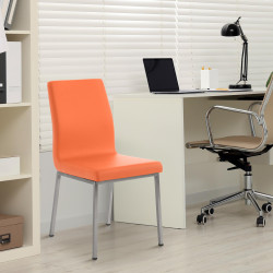Chaise de salle à manger Colmar, orange