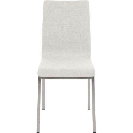 Chaise de salle à manger Colmar, tissu blanc
