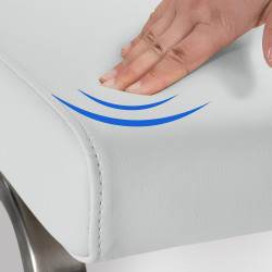 Chaise de salle à manger Belfort, blanche