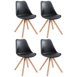 Lot de 4 chaises Toulouse...