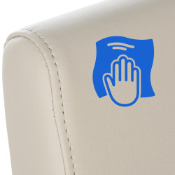 Chaise de salle à manger Belfort, crème