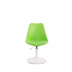 Lot de 4 chaises de salle à manger Maverick W en plastique vert
