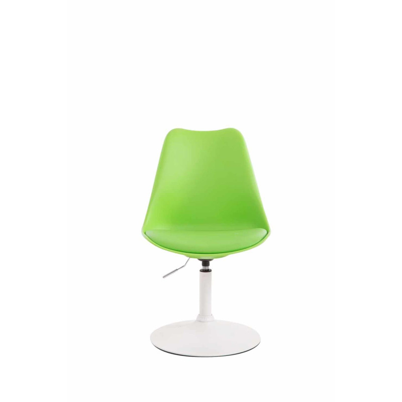 Lot de 4 chaises de salle à manger Maverick W en plastique vert