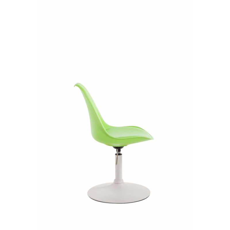 Lot de 4 chaises de salle à manger Maverick W en plastique vert
