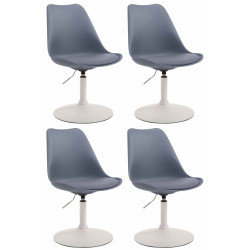 Lot de 4 chaises de salle à...