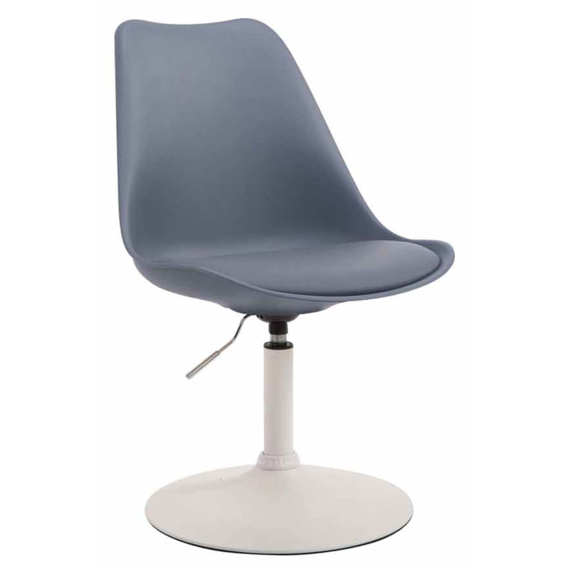 Lot de 4 chaises de salle à manger Maverick W en plastique gris