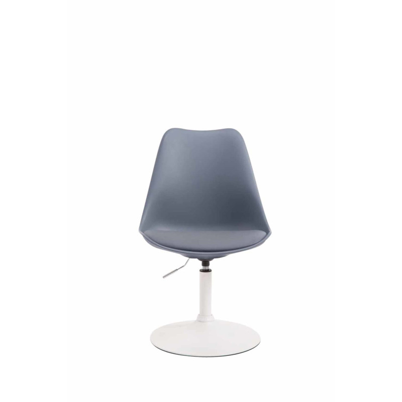 Lot de 4 chaises de salle à manger Maverick W en plastique gris