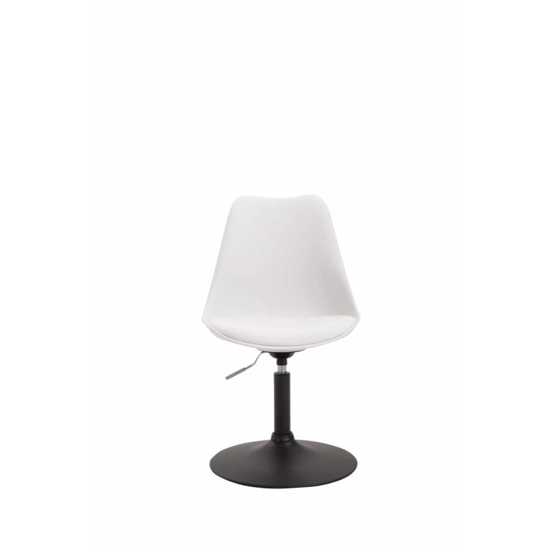 Lot de 4 chaises de salle à manger Maverick B en plastique blanc