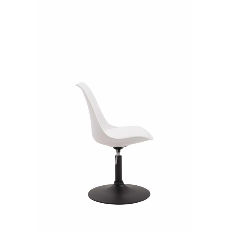 Lot de 4 chaises de salle à manger Maverick B en plastique blanc
