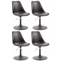 Lot de 4 chaises de salle à...
