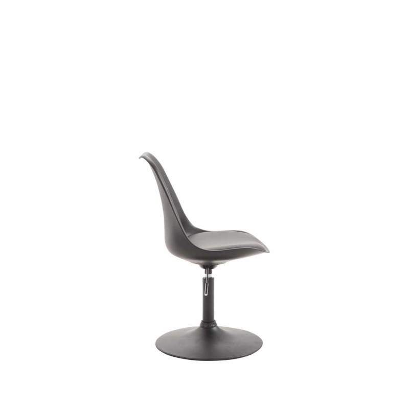 Lot de 4 chaises de salle à manger Maverick B en plastique noir