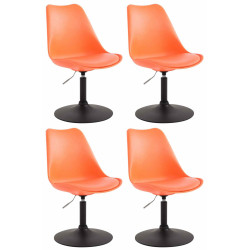 Lot de 4 chaises de salle à...