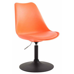 Lot de 4 chaises de salle à manger Maverick B en plastique orange