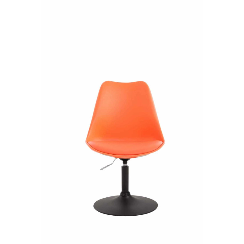 Lot de 4 chaises de salle à manger Maverick B en plastique orange