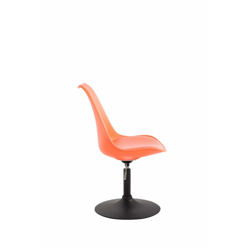 Lot de 4 chaises de salle à manger Maverick B en plastique orange