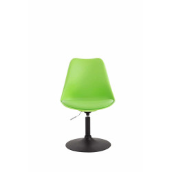 Lot de 4 chaises de salle à manger Maverick B en plastique vert