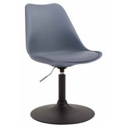 Lot de 4 chaises de salle à manger Maverick B en plastique gris