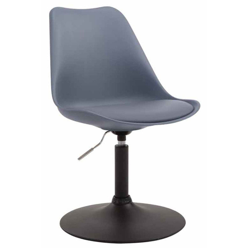 Lot de 4 chaises de salle à manger Maverick B en plastique gris