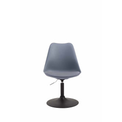Lot de 4 chaises de salle à manger Maverick B en plastique gris