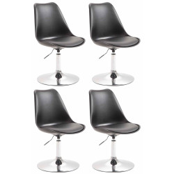 Lot de 4 chaises de salle à...