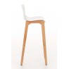 Tabouret de bar Hoover Natura structure 4 pieds