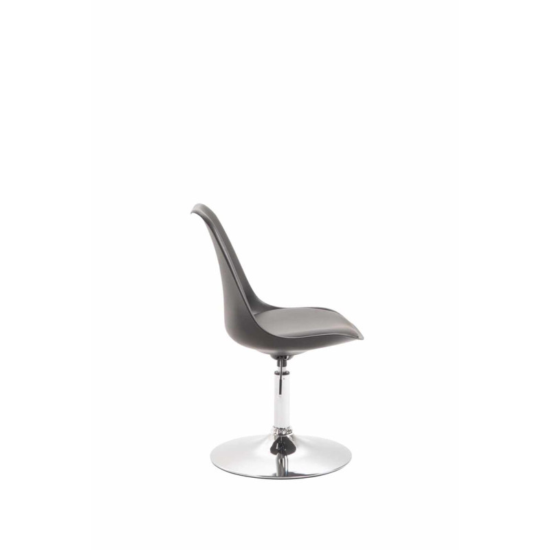 Lot de 4 chaises de salle à manger Maverick C en plastique noir