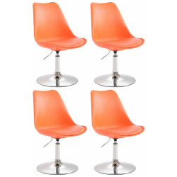 Lot de 4 chaises de salle à...