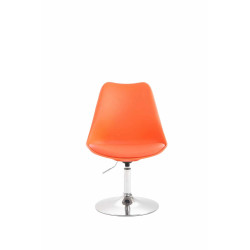 Lot de 4 chaises de salle à manger Maverick C en plastique orange