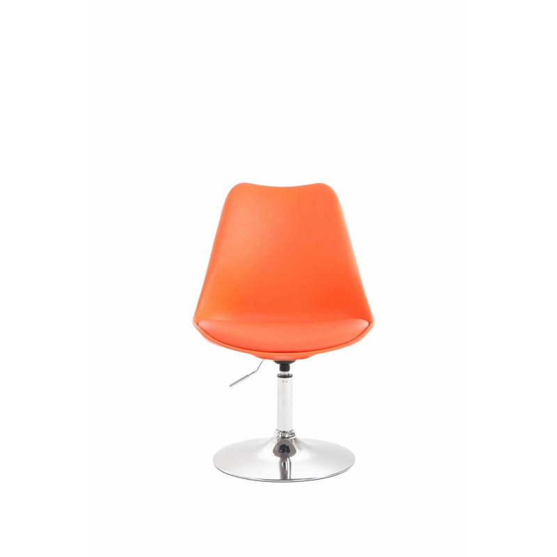 Lot de 4 chaises de salle à manger Maverick C en plastique orange