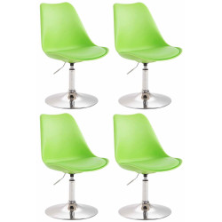 Lot de 4 chaises de salle à...