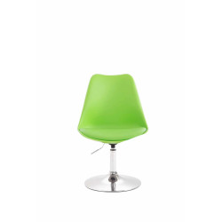 Lot de 4 chaises de salle à manger Maverick C en plastique vert