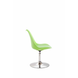 Lot de 4 chaises de salle à manger Maverick C en plastique vert