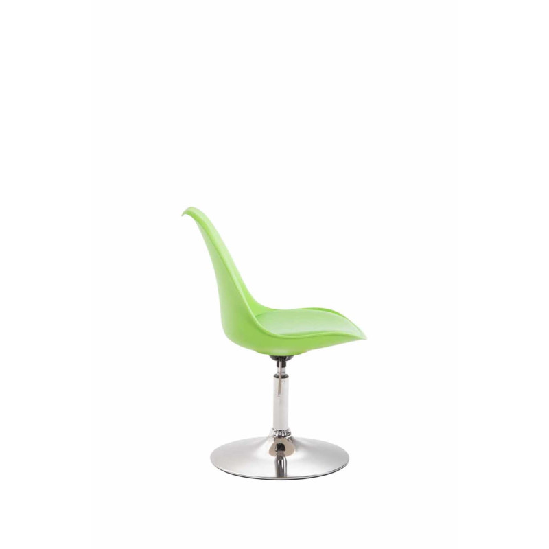 Lot de 4 chaises de salle à manger Maverick C en plastique vert