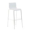 Tabouret de bar Hoover chromé structure 4 pieds