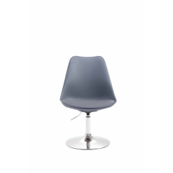 Lot de 4 chaises de salle à manger Maverick C en plastique gris