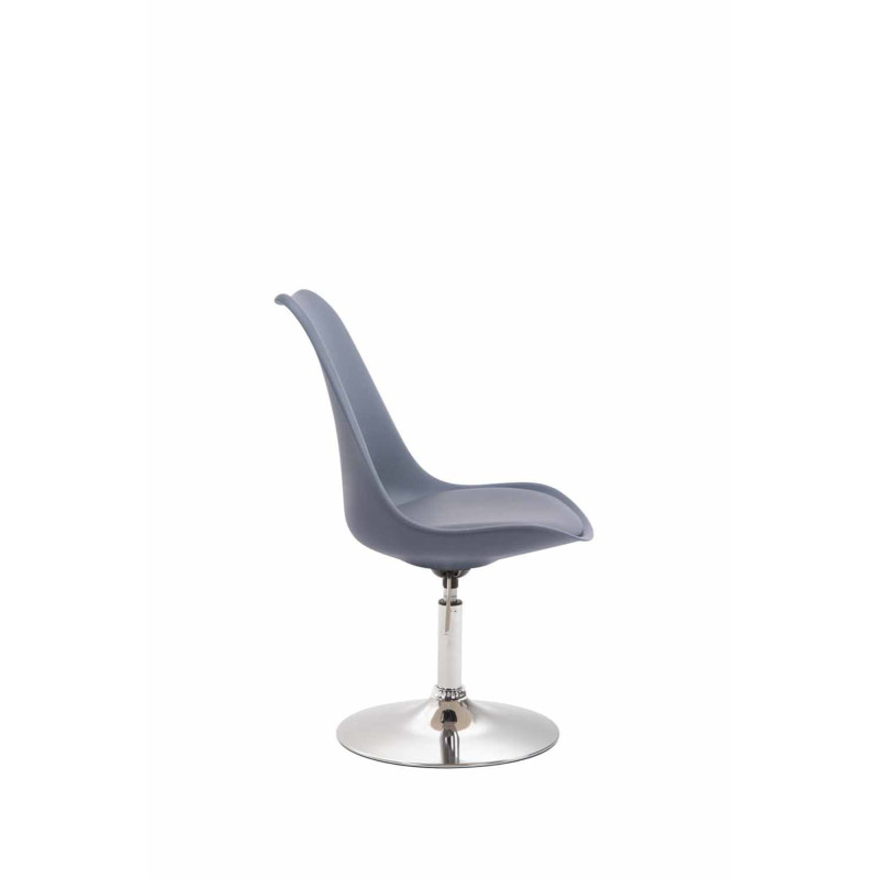 Lot de 4 chaises de salle à manger Maverick C en plastique gris