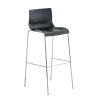 Tabouret de bar Hoover chromé structure 4 pieds