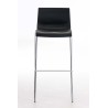 Tabouret de bar Hoover chromé structure 4 pieds